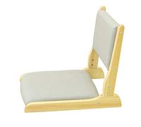 Chaise pliante moderne en bois de style japonais - Design sans pieds pour salon, cuisine, table basse (45 x 52 cm) - Idéal pour une utilisation familiale