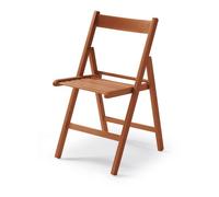 Chaise pliante - Naturel - Cerise - Bois de hêtre massif - 79x42,5x47,5cm - Intérieur