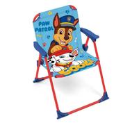 ARDITEX Chaise Pliante avec accoudoirs Chase et Marcus de La Pat’ Patrouille - 38x32x53cm - Adaptée au Jardin, Camping, Plage ou Montagne - Idéale pour Enfants.