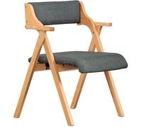 Chaise Pliante Salle à Manger SoBuy Bois Massif Coussin Confort Ergonomique Cuisine Salon Bureau 61,5×56×77,6 cm Marron