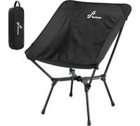 Chaise pliante ultra-compacte noire pour adultes