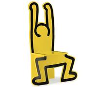 Chaise en bois - VILAC - Keith Haring jaune - Contemporain - Design - Enfant