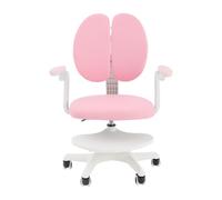Chaise pour enfant avec accoudoirs, chaise de bureau ergonomique pour | Plastique + métal, capacité de charge de 68 kg, pied et repose-pieds, pour 3 à 18 ans, doux pour le dos et flexible