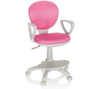 Chaise pour enfant / Chaise de bureau pour enfant KID COLOUR G1 Tissu Rose hjh OFFICE Rose/Gris G