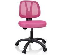Chaise pour enfant / Chaise de bureau pour enfant KID YU 200 Tissu maille Rose hjh OFFICE Rose G