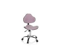HJH Office Chaise pivotante KIDDY GTI-3 pour enfants Rose