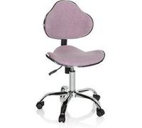 HJH Office Chaise pivotante KIDDY GTI-3 pour enfants Rose