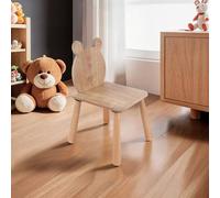 Chaise Pour Enfant Dossier Ourson - Mael Chêne TU