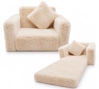 Chaise pour enfant Odolplusz, moderne, en simili cuir gris, ergonomique, pour détente en intérieur, 52 x 47 x 43 cm