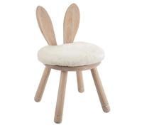 Paris Prix Chaise pour enfant Oreilles de lapin 56 cm Naturel