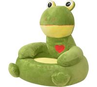 Chaise pour enfants en peluche Grenouille Verte
