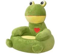Chaise pour enfants en peluche Grenouille Verte Vert G