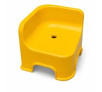 Chaise pour enfants en plastique coloré empilable avec dossier en plastique, siège coloré, chaise monobloc, siège pour enfants, chaises de jeu pour intérieur et extérieur (A)