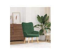 Chaise Relaxante Vert Jungle en Velours Côtelé