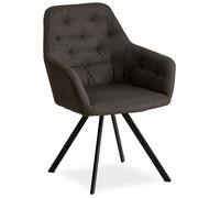 Chaise Salle Manger Anthracite Design Moderne
