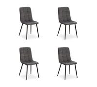 Lot de 4 chaise GENERIQUE interieur non pliable H. 88 cm en plastique