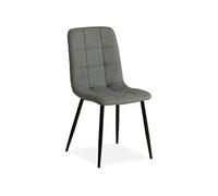 Chaise Salle à Manger Gris Chiné Design Moderne