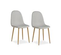 Chaise Salle à Manger Lot de 2 - Gris