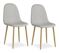 Chaise Salle Manger Lot De 2 - Gris