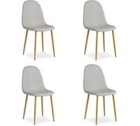 Chaise Salle Manger Lot De 4 - Gris