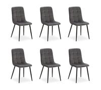 Lot de 6 chaise GENERIQUE interieur non pliable en plastique H. 88 cm