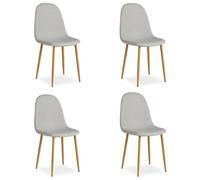 Chaise Salle Manger Lot De 4 - Gris