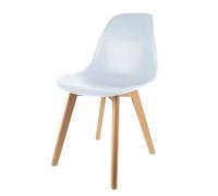Chaise scandinave Coque - H. 83 cm - Blanc