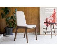 Chaise scandinave en tissu Estella