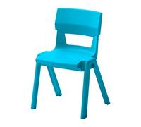 Chaise scolaire Cleo Taille 4 - primaire CP / CE1 - Bleu turquoise