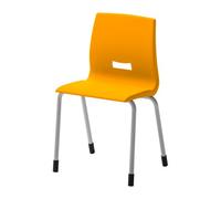 Chaise scolaire Octave Taille 4 - primaire CP / CE1 - Jaune