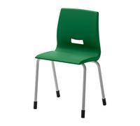 Chaise scolaire Octave Taille 4 - primaire CP / CE1 - Vert foncé