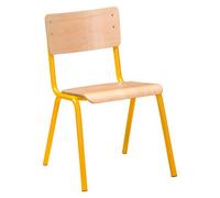 Chaise scolaire SYLLAB Taille 5 - CE2/ CM1 jaune