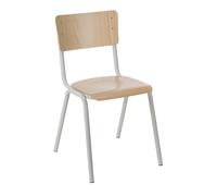 Chaise Scolaire T6 Color - gris