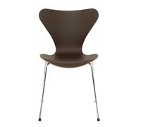 Chaise Série 7™ bois naturel chromed steel base