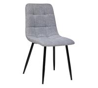 Chaise ""Sirac"" gris souris - Atmosphera Créateur d'intérieur