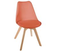 Chaise style scandinave Baya Atmosphera - Terracotta - Terracotta -