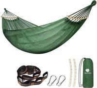 Chaise suspendue de camping portable, respirante, jusqu'à 204 kg, avec sac de transport