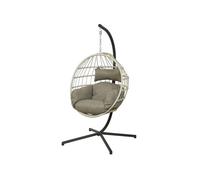 Chaise Suspendue En Corde Palanga Gris - Jardideco Multicolore