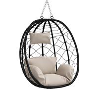 Chaise suspendue Taupe 91,5 x 54,5 x 107 cm polyrotin