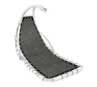 Chaise Suspendue Toile pour textilene 64x197cm Gris Chaise Suspendue(Black-Grey)