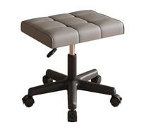 Chaise tabouret en métal haut pivotant réglable pour massage de bureau | Tabouret de travail de cuisine beauté avec caisse, guitare sur roulettes, idéal pour massage de salon et pédicure