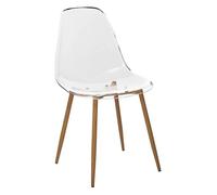 Chaise ""Taho"" 44cm transparent - Atmosphera Créateur d'intérieur