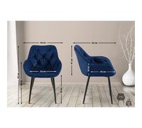 Chaise Tanna - Velours