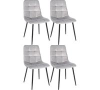 Chaise Tilde - Velours - Lot de 4