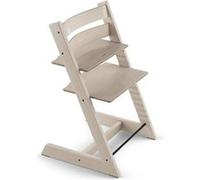 Chaise haute pour enfant - STOKKE - Tripp Trapp - Bois de hêtre - Blanc - Réglable en hauteur et en profondeur