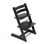 Chaise Tripp Trapp Stokke, Noir - Chaise évolutive et réglable, adaptable de la naissance à l’âge adulte - Pratique, confortable et ergonomique - Design classique
