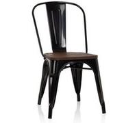 VANTAGGIO COMFORT W - Chaise de bistrot Noir
