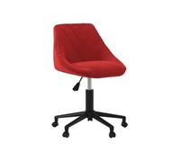 Chaise velours 67.5 cm rouge