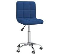 Chaise vidaxl en plastique non pliable H. 74.5 cm interieur bleu bleu G