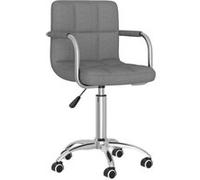 VidaXL Chaise Pivotante - Gris clair